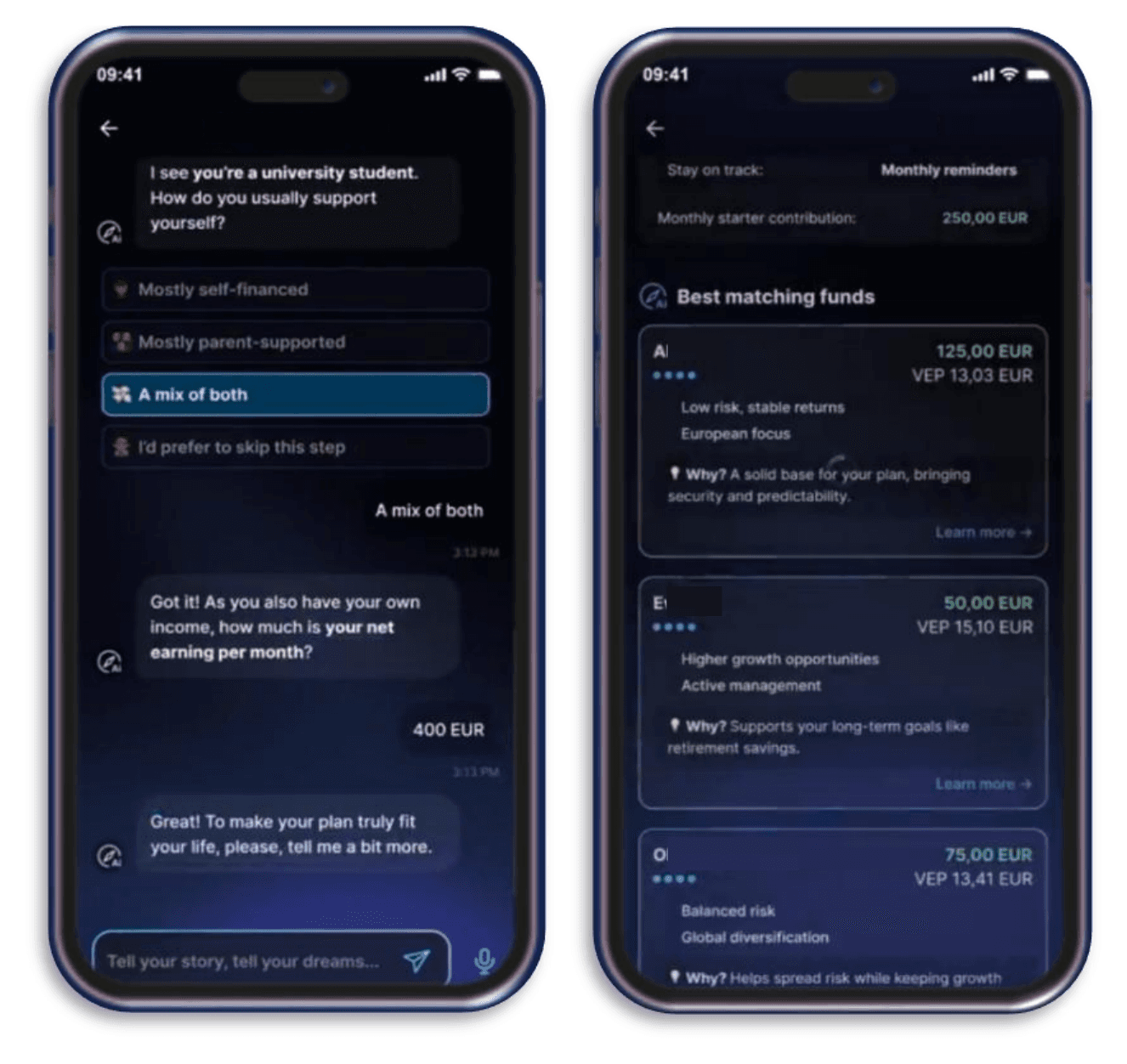 Conversational AI user journey demo