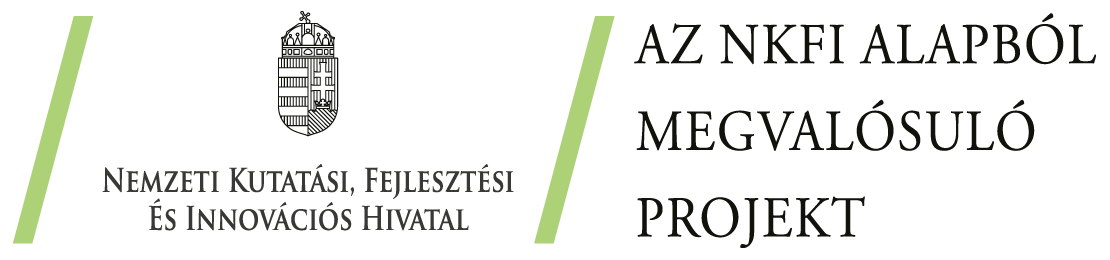 Az NKFI Alapból megvalósuló projekt — Nemzeti Kutatási, Fejlesztési és Innovációs Hivatal